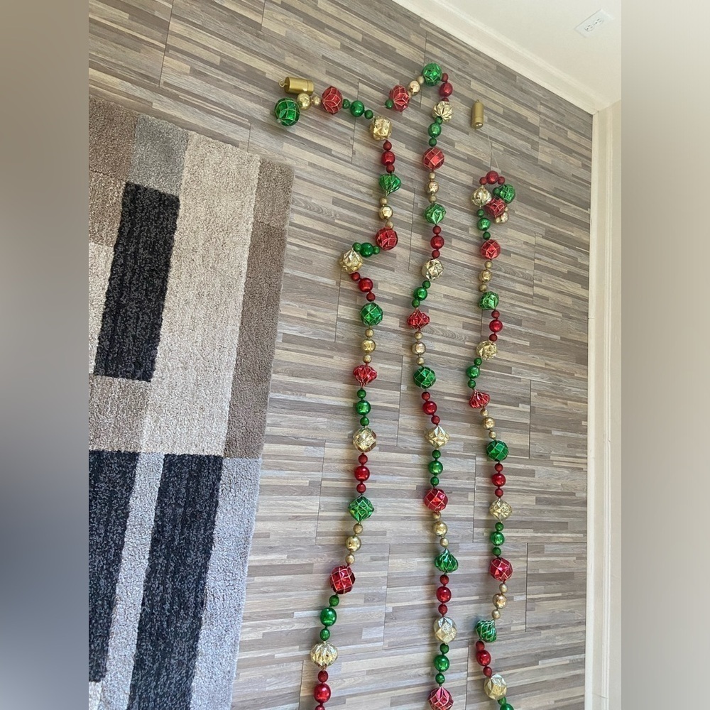 Set of 5/ ￼ vintage light up string garland